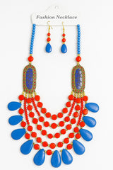 African Classic Bone Necklace-045