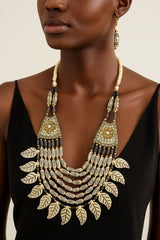 African Classic Bone Necklace-055