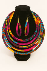 Multi-Layer African Necklace Set-003