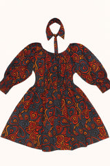 African Girls Dress with Headband 007 | Ages 18–28