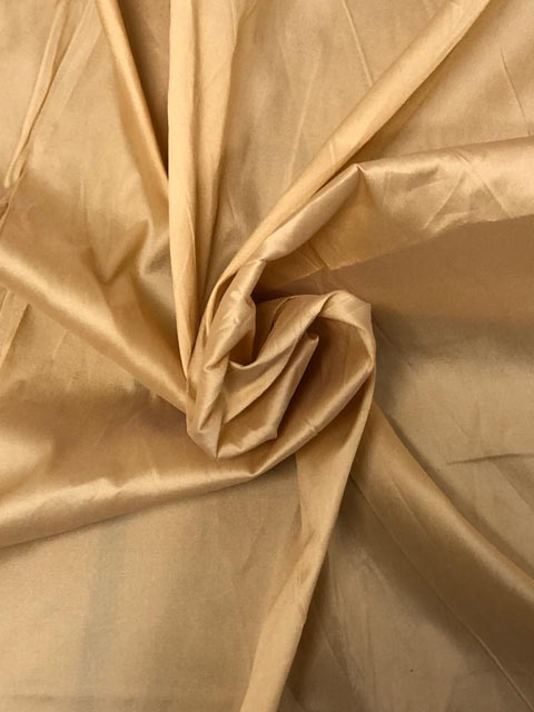 gold Very Fine Satin Lining African Print Fabric