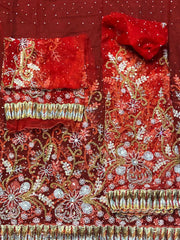 African print fabric lace george embroidered voile