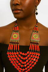 African Classic Bone Necklace-002