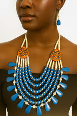 African Classic Bone Necklace-008
