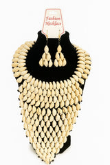 African Natural Shell Necklace-004