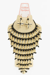 African Natural Shell Necklace-005