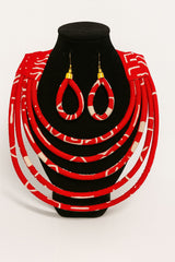 Multi-Layer African Necklace Set-002