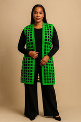 Patchwork Kimono Dress for Women - 007