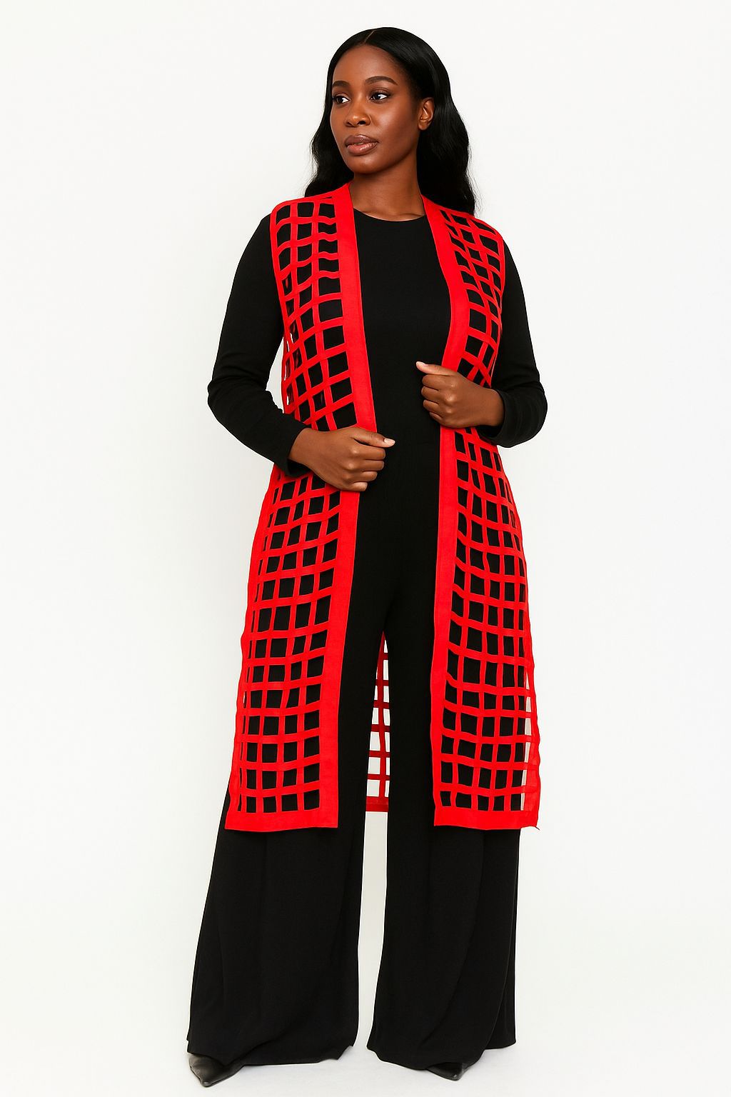 Patchwork Kimono Dress for Women - 010