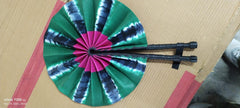 African Ankara Foldable Fan - 002