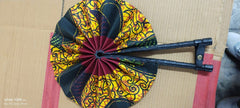 African Ankara Foldable Fan - 006