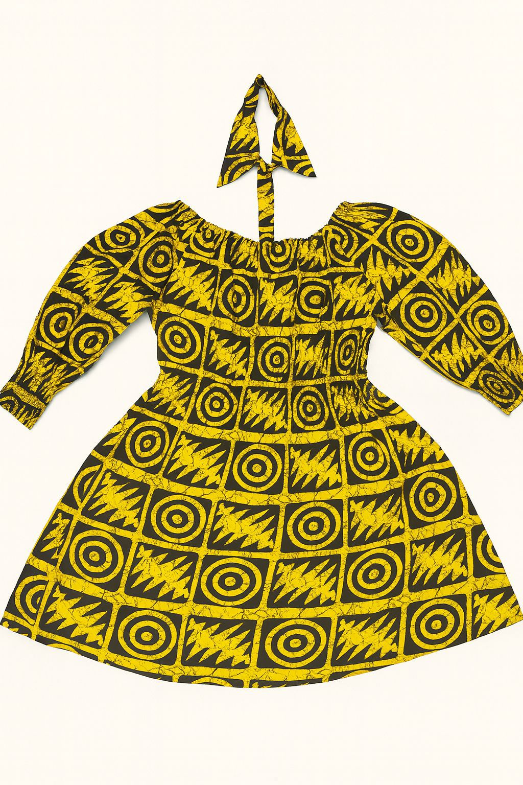 African Girls Dress with Headband 005  | Ages 18–28