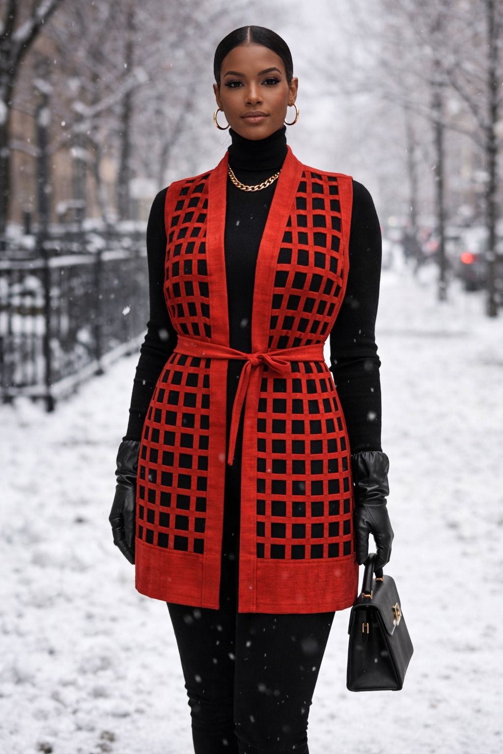 Patchwork Kimono Dress for Women - 016