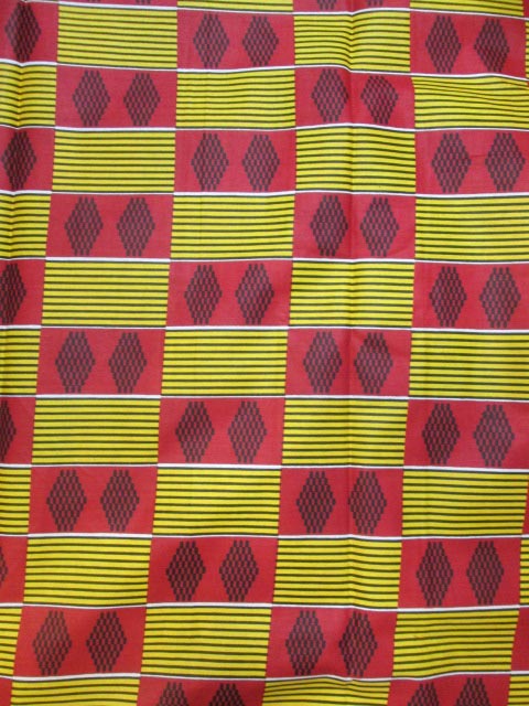 African Kente Print Fabric