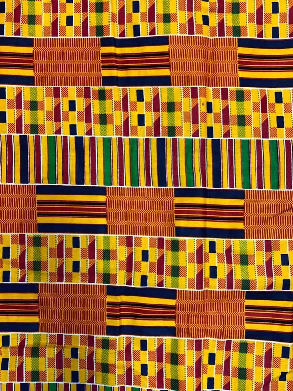 African Kente Print Fabric