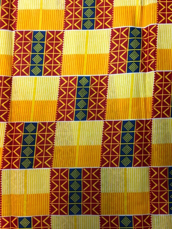 African Kente Print Fabric
