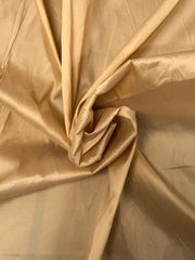 gold Very Fine Satin Lining African Print Fabric