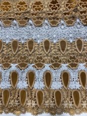 Fine Poly Guipere Lace African Print Fabrics