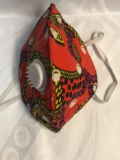 100% Cotton African Print Fabric Face Mask Assorted Designs. African print Face mask. 100 % cotton Washable and reusable Handmade Double layer fabric Facial covering.