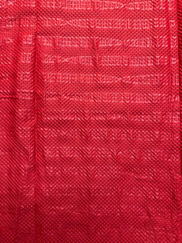 african print kobini fabric in red