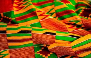 African Kente fabric 